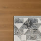 Estefan Loni Bej Gri Modern Geometik Desenli Halı