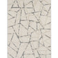 Gloria Eloa Gri Bej Geometik Desenli Halı