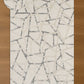 Gloria Eloa Gri Bej Geometik Desenli Halı