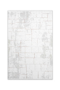 Hermes Nemi Krem Bej Geometik Desenli Halı