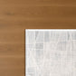 Joli Erai Gri Geometik Desenli Halı