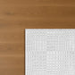 Seren Zani  Gri Bej Geometik Desenli Halı